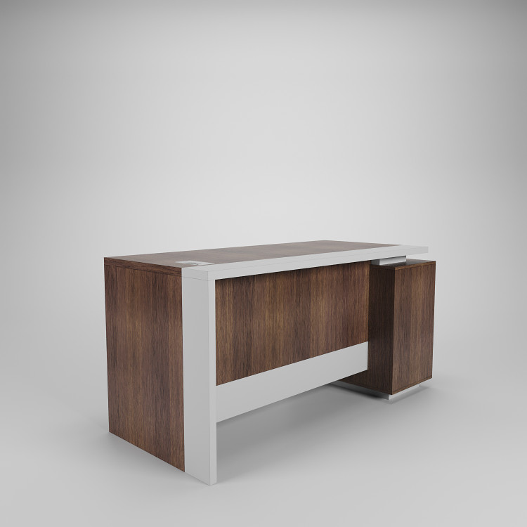 میز کارشناسی قهوه ای