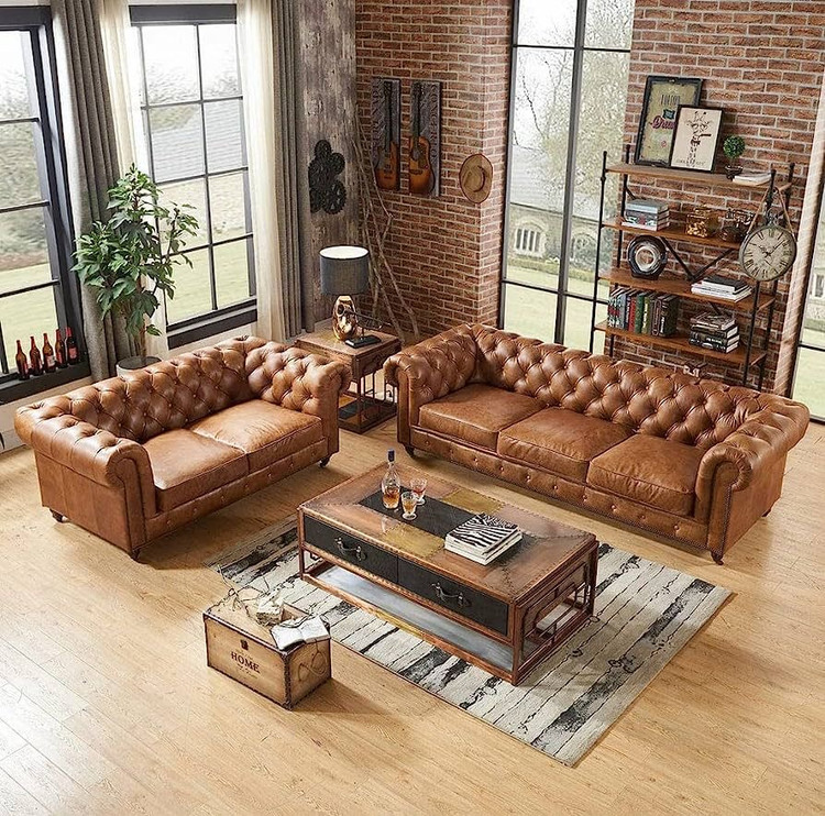 مبل چرم مارون