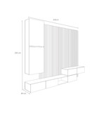 ابعاد تی وی وال