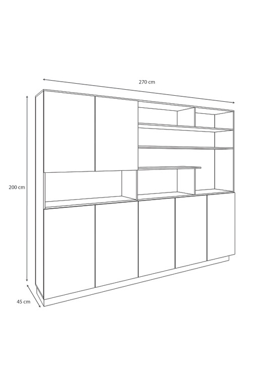 ابعاد کمد اداری