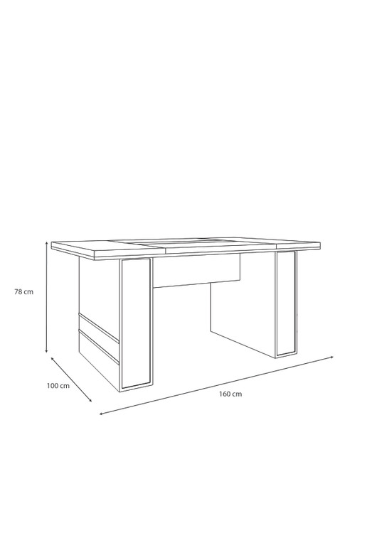 ابعاد میز کنفرانس ۴ نفره