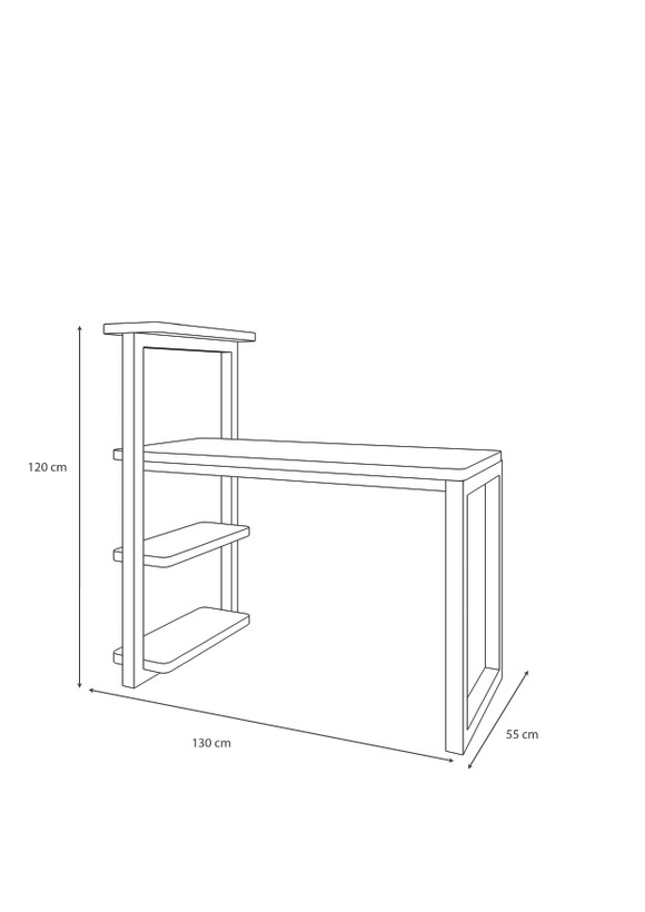 میز تحریر دکو سرو مدل هومر